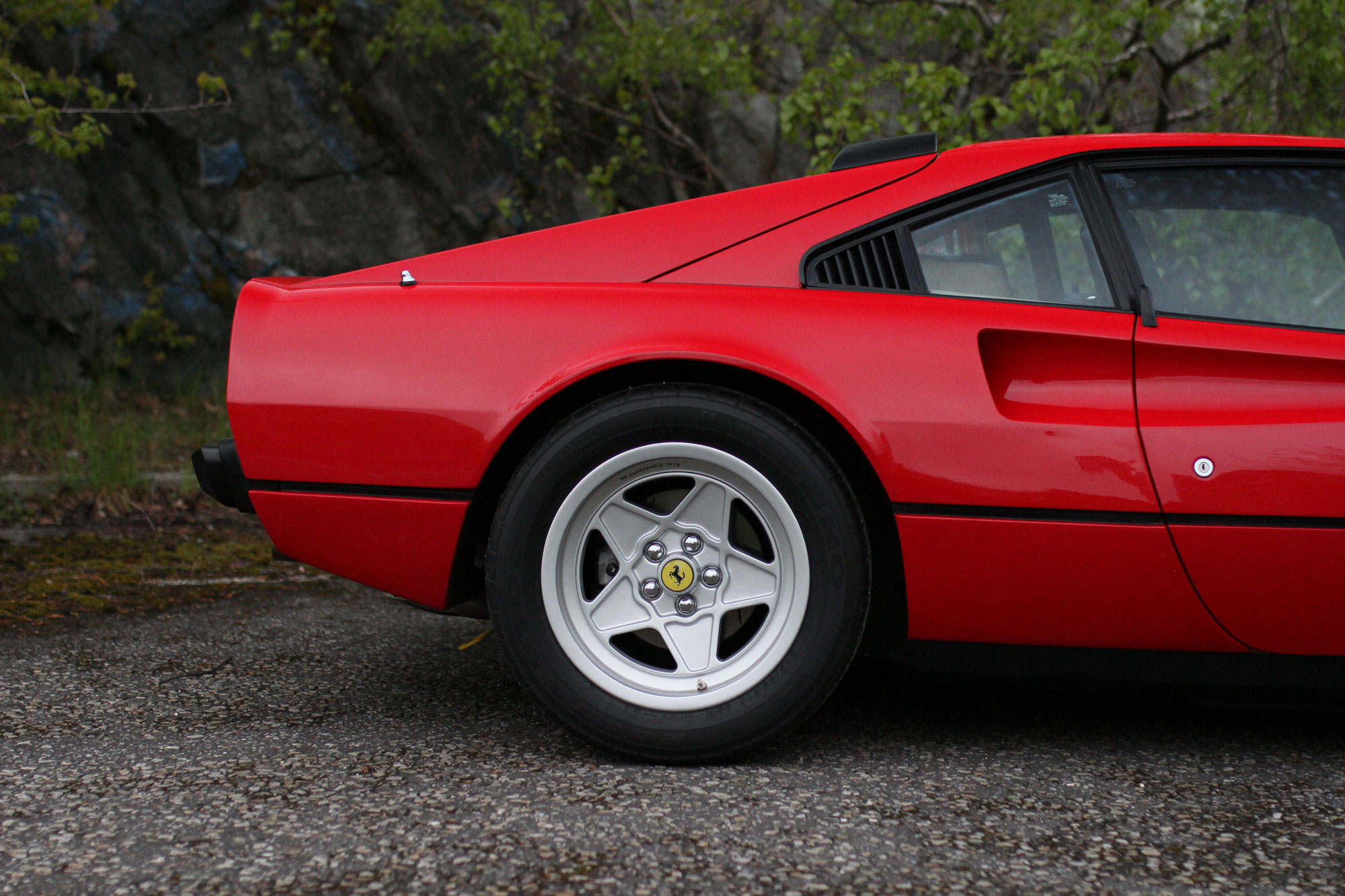 The behind of one of the most iconic Ferrari cars ... Ferrari 308 GTB QV - 1984