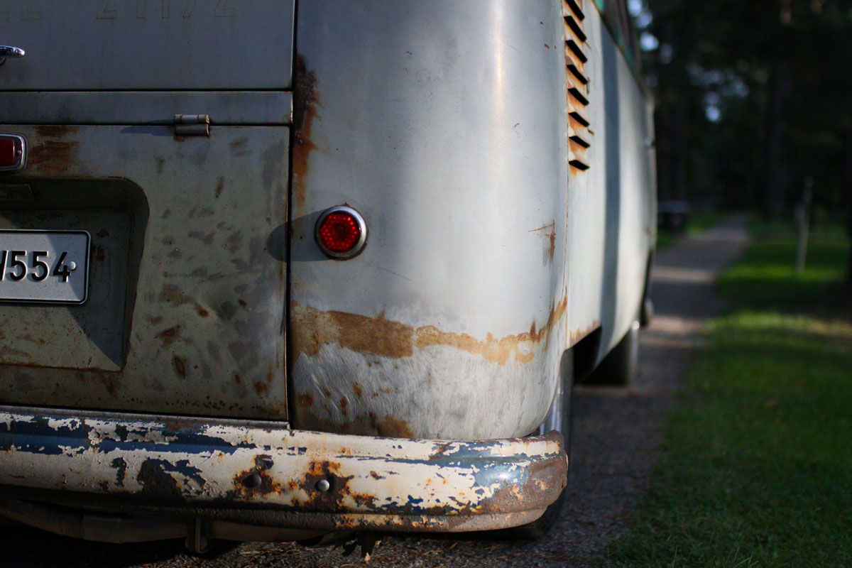 Tail lights from the a 1957 vw bus