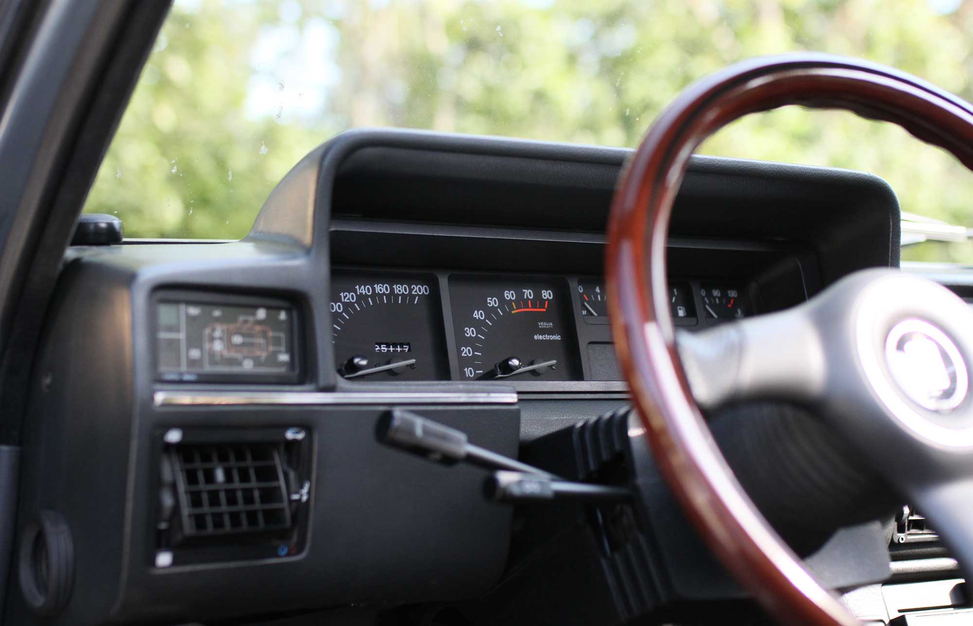 Steering Wheel Nardi in a fiat