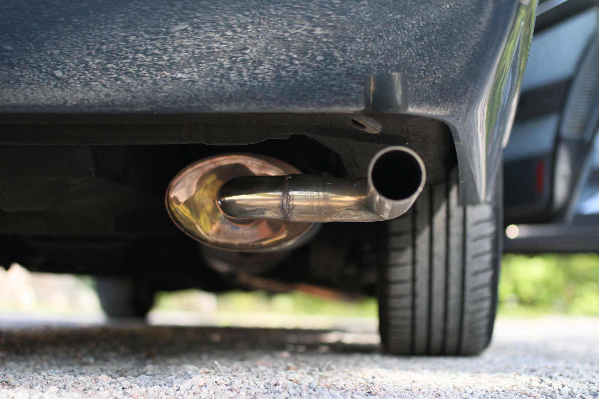 exhaust of Fiat Argenta