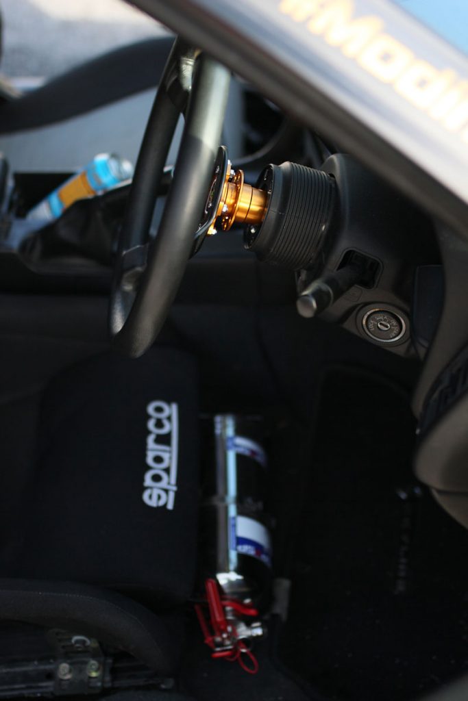 Sparco Chair inside a Nissan Skyline R34